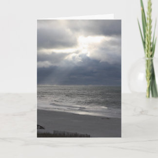 Cartão I LOVE YOU card of the beach