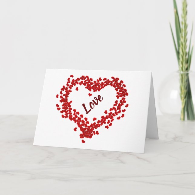 CARTÃO **I LOVE YOU** & I WILL **FOREVER** (Frente)