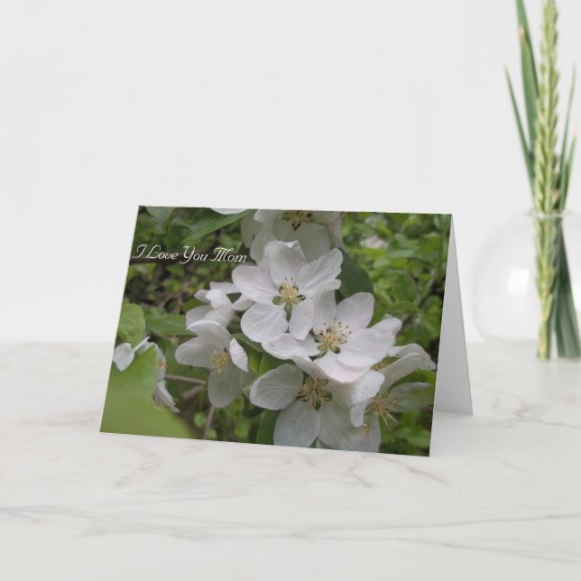 Cartão I Love You Mom (Frente)
