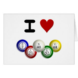 Cartão I Luv Bingo