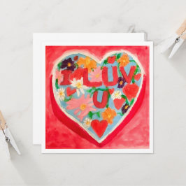 Cartão I Luv U