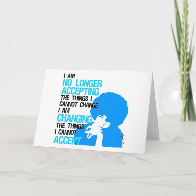 Cartão I’m Changing Things Greeting Card (Frente)