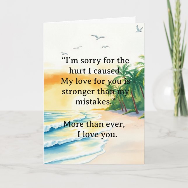 Cartão I’m Sorry Relationship Card (Frente)