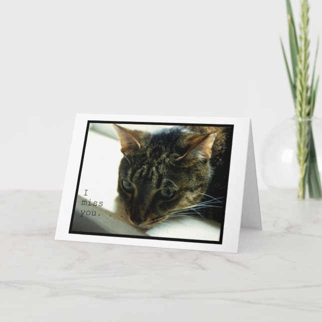 Cartão I Miss You (Frente)