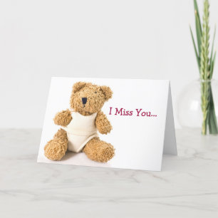 Cartão I Miss You card