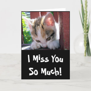 Cartão I Miss You Greeting Card