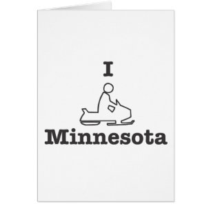 Cartão I Snowmobile Minnesota