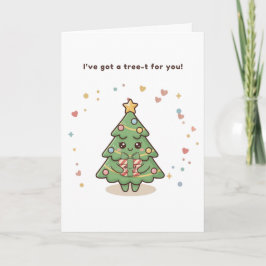 Cartão I’ve Got a Tree-t for you card by Puchi Dõshi