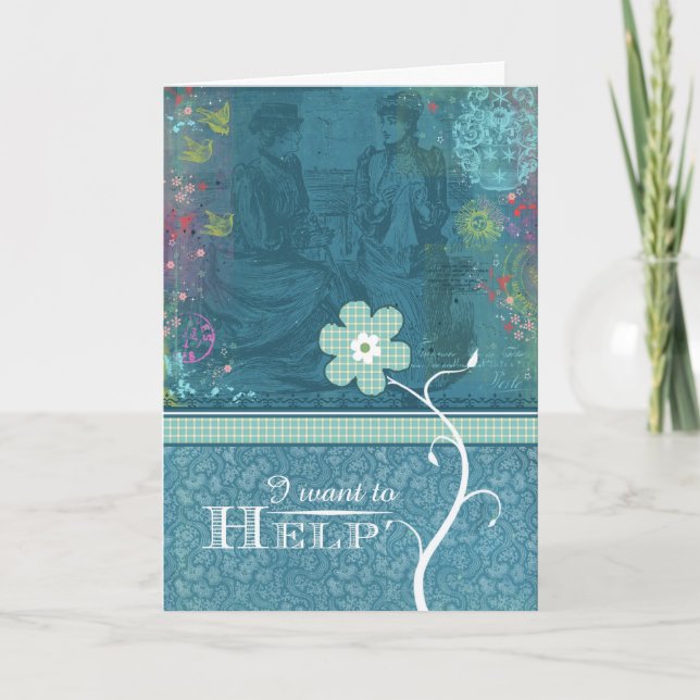 Cartão I Want to Help (Frente)