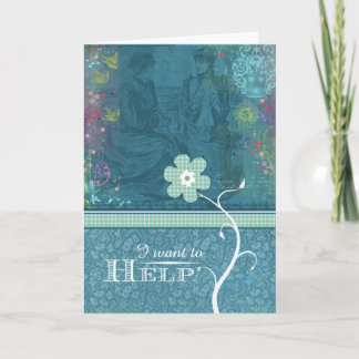 Cartão I Want to Help