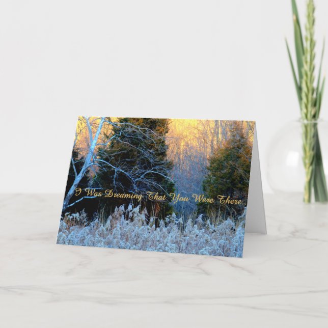 Cartão I Was Dreaming ...'Missing You' Card (Frente)