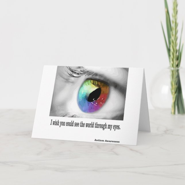 Cartão I wish you could see (Frente)