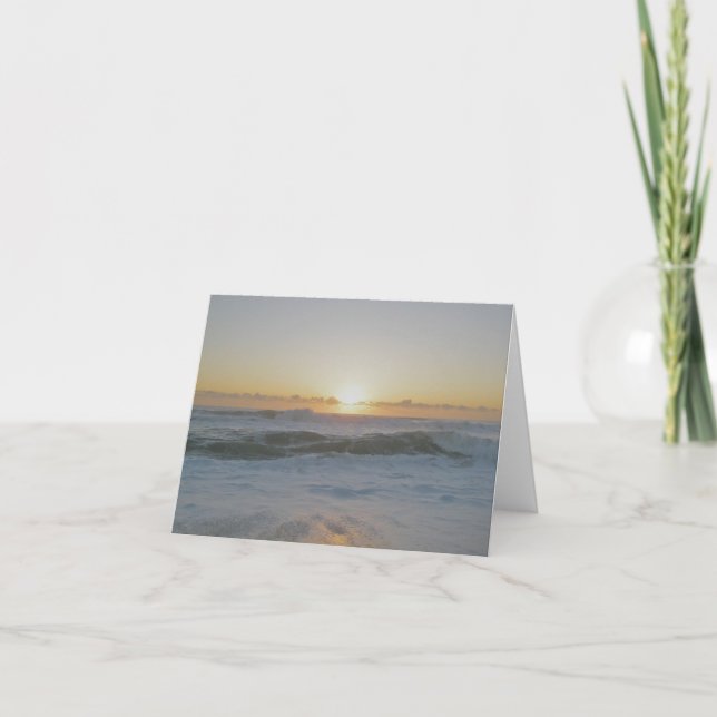 Cartão IBSP Sunrise Ocean Note Card (Frente)