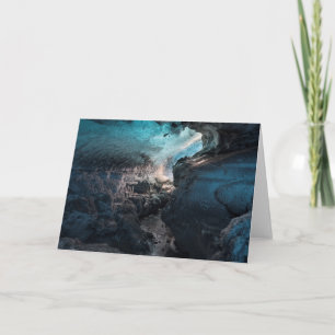 Cartão Ice Cave Interior Scenic