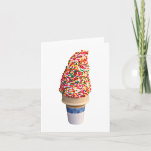 Cartão Ice Cream Cone Card