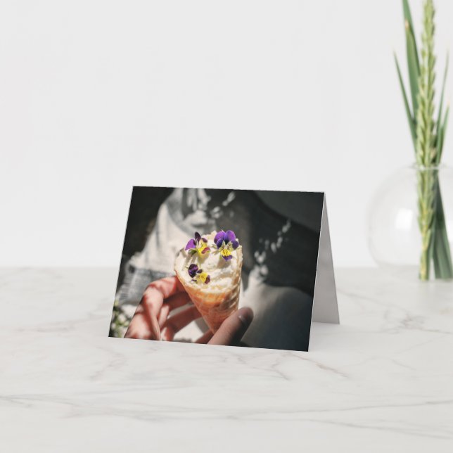 Cartão Ice cream invitation card (Frente)