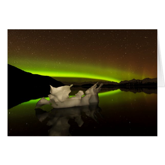 Cartão Iceberg Aurora (Frente horizontal)