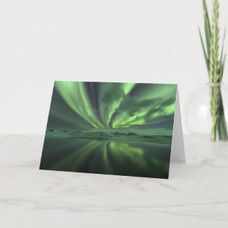 Cartão Iceland Aurora. The Northern Lights