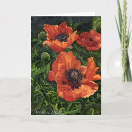 Cartão “Icelandic Poppies”