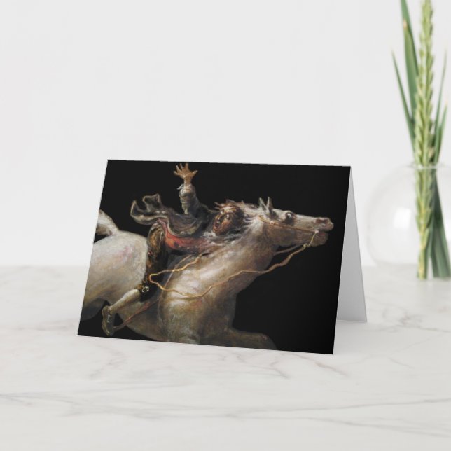 Cartão Ichabod Crane of Sleepy Hollow (Frente)