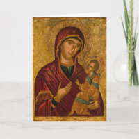 Ícone Cristão Ortodoxo dia de as mães