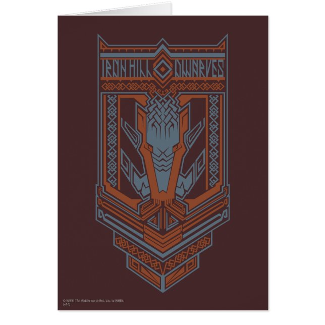 Cartão Ícone do Escudo Ironhill Dwarves (Frente)