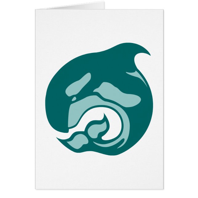 Cartão ícone orca (Frente)