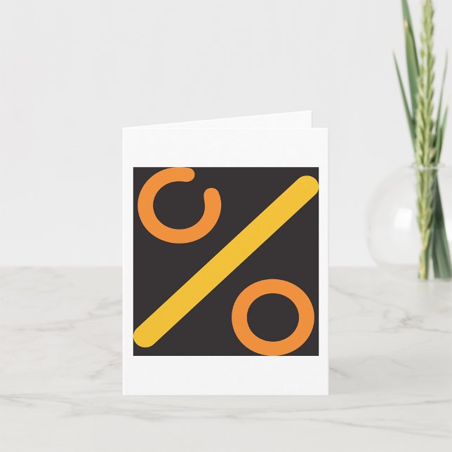 Cartão Ícone Percentagem (Criador carregado)