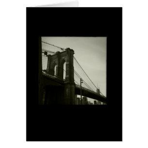 Cartão Iconic New York Series: Ponte Brooklyn
