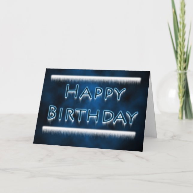 Cartão Icy Birthday card (Frente)