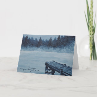 Cartão Icy Fog Greeting Card