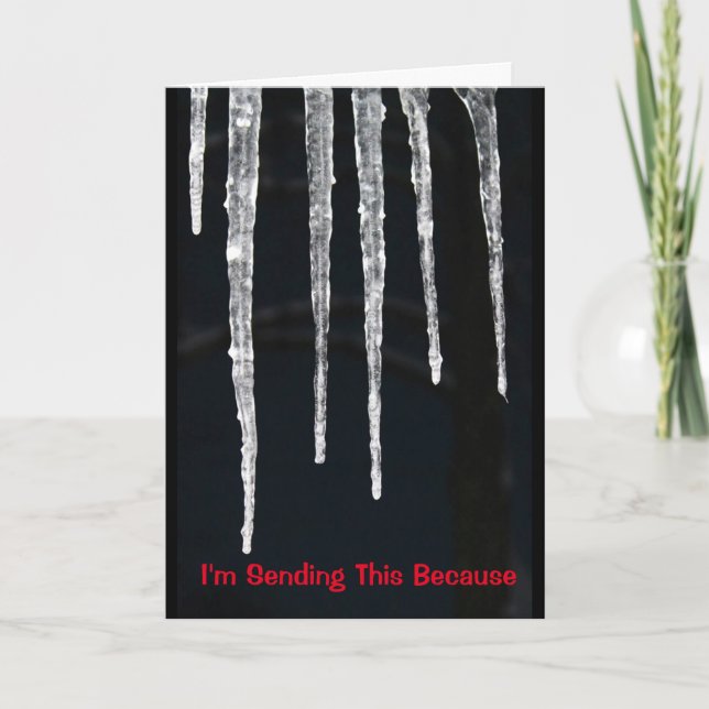 Cartão ICY It's Your Birthday! (Frente)