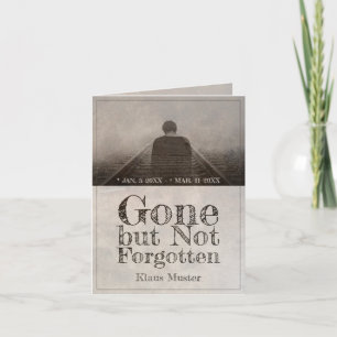 Cartão Ida mas não esquecida - Vintage