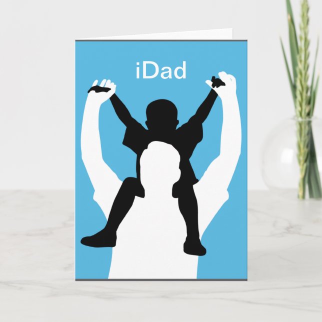 Cartão iDad Funny Father's Day Card (Frente)