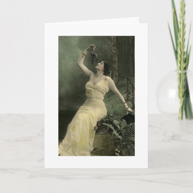 Cartão Idade do Vinho (Frente)