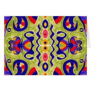 Cartão ideal do abacate