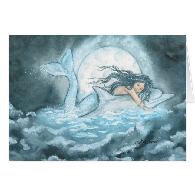 Cartão ideal do golfinho (Frente Horizontal)