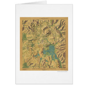 Cartão Ideia da identificação 1915 da TA de Yellowstone