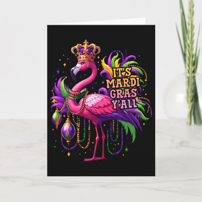 Cartão Ideia de Presente Divertido para Festa de Carnaval (Frente)