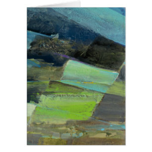 Cartão Ideia do impressão abstrato 2 da costa II