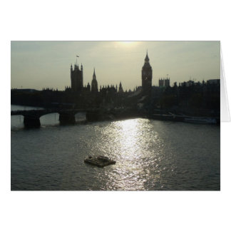 Cartão Ideia do parlamento do olho de Londres