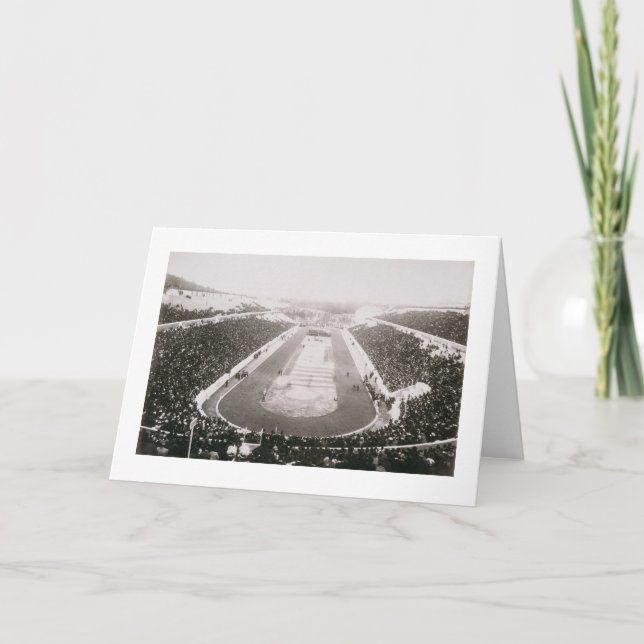 Cartão Ideia dos primeiros Jogos Olímpicos oficiais em (Frente)