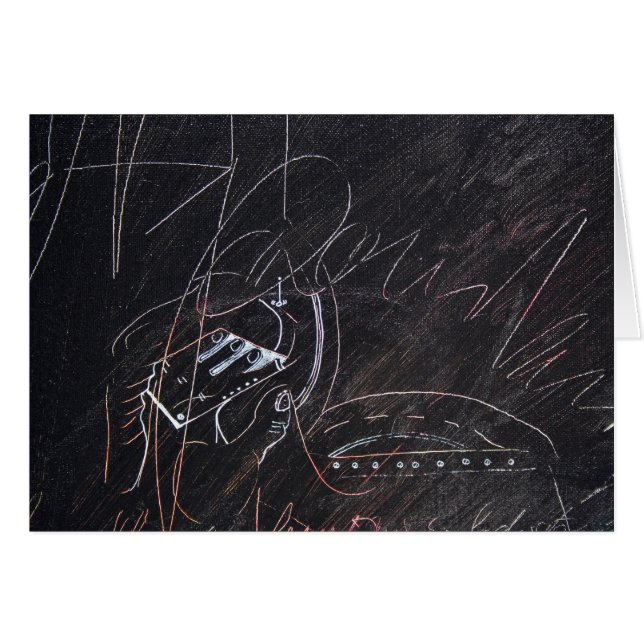 Cartão Ideias em branco e Tableaux Noirs 3 detail Card (Frente Horizontal)