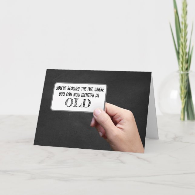 Cartão Identificar como sinal antigo com a mão (Frente)