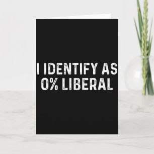 Cartão Identifique-se como marido liberal 0 por cento pai