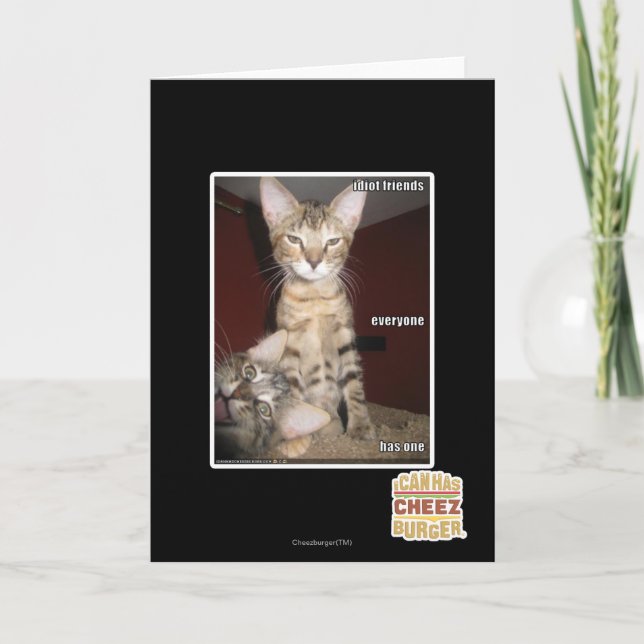 Cartão Idiot Friends (Frente)