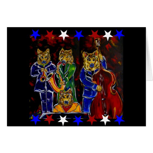 Cartão Ídolo de German shepherd (Frente Horizontal)