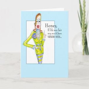 Cartão If life were fair ...birthday or friendship card