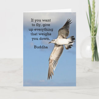 Cartão If you want to fly -Buddha Quote