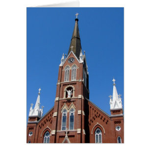 Cartão Igreja Católica em Riverside, Iowa